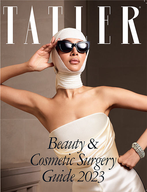 The cover of Tatler Cosmetic & Beauty Guide 2023, in which Rhinoplasty London are featured.